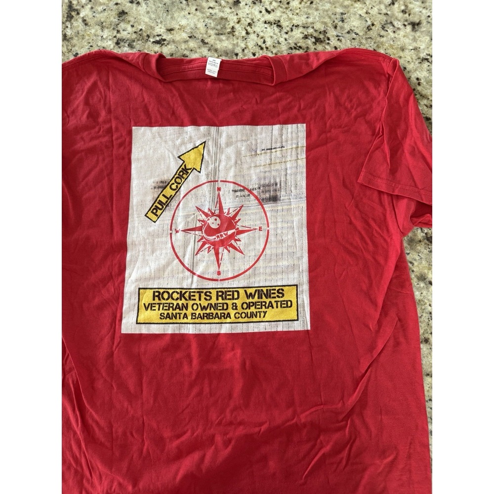 Rockets,‎ red wine, veteran owned, and operated in Santa Barbara, Ca Sz L. 4134